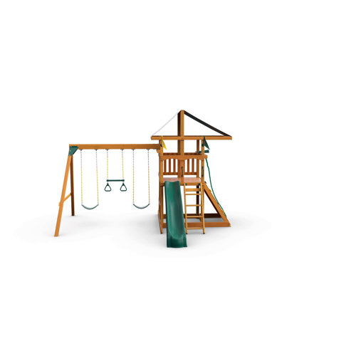 Gorilla Playsets Avalon Swing Set with Trapeze Arm & Reviews Wayfair